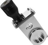 HVA 고진공 HV KF-50 수동 작동식 게이트 밸브 ISO-KF NW50 플랜지, Viton 게이트 및 보닛 씰, 304 스테인레스  스틸, PN: 11110-0203