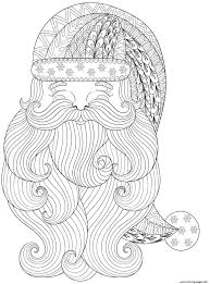 Dia de los muertos coloring pages. Christmas For Adults Santa Claus Face Intricate Doodle Coloring Pages Printable