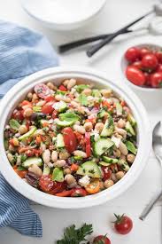 Mediterraner Bohnensalat Rezept Einfach Schnell Elle Republic Bohnensalat Rezept Bohnensalat Leckere Salate
