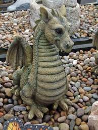 Dragon Garden Ornament Dragon Garden Dragon Decor Dragon Sculpture