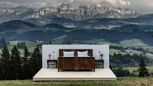 Auf dieser seite finden sieauf betten imperial interiors, eichholtz, sealy schweiz, hypnos schweiz, ralph lauren, interiors design. Appenzell Schweiz Ein Bett Am Berghang Reise Sz De