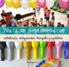 El globo no puede tocar el suelo, así que hay que ir dándole toques entre todos, evitando así . Pinata Casera Con Juego Cooperativo Otra Manera De Hacer Pinatas Infantiles Rejuega Y Disfruta Jugando Pinata Infantiles Juegos Cooperativos Cortometrajes Para Ninos