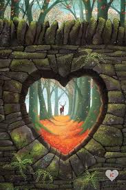 Heart Of The Forest Canvas Prints Autumn Art Canvas Artwork