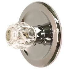 Once you know the type of faucet you need, it's time to narrow down your search with style and finish options. Proplus Part 133268 Proplus 1 Handle Tub And Shower Trim Kit In Chrome Valve And Handles Not Included Bathtub Shower Valve Trim Kits Home Depot Pro