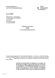 We did not find results for: Urteil Verwaltungsgericht Bremen