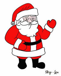 How To Draw Santa With Easy Steps Skip To My Lou Learn how to draw christmas lights with this easy step by step drawing tutorial. how to draw santa with easy steps
