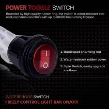 Mictuning Mic B1002 Led Light Bar Wiring Harness Fuse 40a Relay On Off Waterproof Switch Party Supply Factory