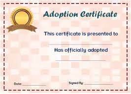Obtaining a fake or incorrect birth certificate is, i understand, a crime in the us (and probably pretty much everywhere else). 14 Blank Adoption Certificate Templates For You To Download And Use Demplates