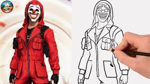 Tux paint is a drawing program with simple tools and is suitable for children from 3 years of age. Free Fire Drawing Top Criminal Bundle Red Criminal How To Draw Gambar Free Fire Youtube