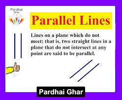 What Are Parallel Lines Definition Concept Geometry Pardhai Ghar Mathematics Quotes Line Definition Lines Quotes