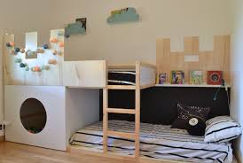 Ikea ikea kura, tente pour lit avec rideau, gris, blanc, convient au lit en position basse ou haute. Le Lit Kura Camion Poubelles