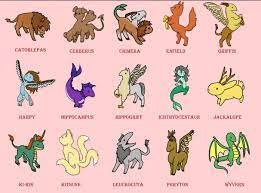 Bunch Of Cute Mythical Animals Mythical Creatures Drawings Mythical Creatures List Mythical Creatures Art