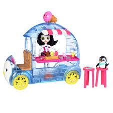 Enchantimals Le Camion De Glace De Mr Pingouin Poupees Lol Poupee Pingouin