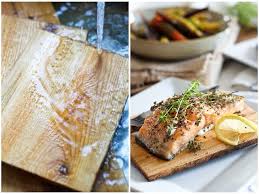 This cedar grilling plank helps infuse food with a subtle yet savory, smoky flavor. Cooking Salmon On A Cedar Plank Much Easier Than I Thought The Healthy Foodie