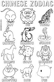Chinese new year coloring page printable free awesome 12 chinese. Zodiac Signs Coloring Pages Coloring Pages To Download And Print Animal Coloring Pages Chinese Zodiac Chinese New Year Zodiac