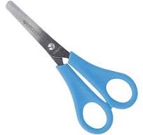 Westcott E-21592 00 Kids Scissor Witch cm-Scale, Blunt tip, 5"/13 cm, Blue  : Buy Online at Best Price in KSA - Souq is now Amazon.sa: Toys