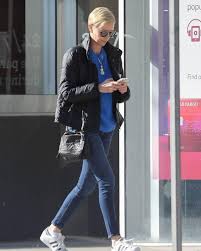 1.state 14th and union 19 cooper 19 cooper 1901 3.1 phillip lim 360 cashmere 52seven 7 for all mankind 7 for all mankind 90 degree by reflex a.l.c. J Brand Maria High Rise Skinny Jeans Worn By Charlize Theron In Los Angeles January 8 2020 Spotern