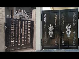 The first design that you can try is a wooden plank gate with a metal frame all. Simple Iron Gate Photos I Simple Iron Gate Picture Youtube