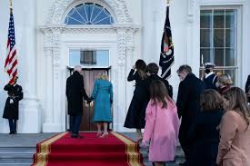 It was the second outfit for biden, who had. On Inauguration Day A Final Petty Act By Trump Left Bidens Stuck Outside White House Report