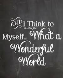 And I Think To Myself What A Wonderful World Chalkboard Template Etsy 3 00 What A Wonderful World Wonders Of The World Chalkboard Designs