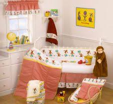 Curious George 6 Pc Crib And Nursery Accesories Set Very Rare Last One With Images Curious George Bedroom Curious George Crib Bedding Sets