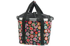 Der reisenthel bikebasket plus im design happy flowers lässt sich zusammenfalten und bietet jede menge stauraum inkl. Rixen Kaul Klickfix Reisenthel Bikebasket In Vielen Dekoren 49 95