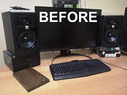 First step you need to choose the speakers. Custom Diy Wood Speaker Stands For Jbl 305p Mkii Studio Monitors Album On Imgur