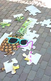 Make jigsaw puzzle from photo. Diy Outdoor Jigsaw Puzzle A Subtle Revelry
