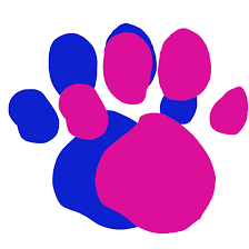 Wow i wasn't expecting it to be as cute as it is in person!!! Blue And Magenta S Pawprints Blues Clues Paw Print Maisy Mouse