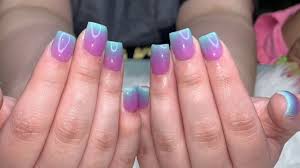 Short acrylic nails should in no case be underestimated since the number of ideas to play around with is still huge. Acrylic Ombre Nails Short Nails Tutorial All Acrylic No Polish Natali Carmona Youtube