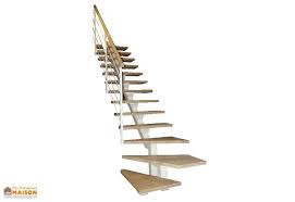 Escalier Quart Tournant Bas Avec Limon Central En Acier Escalier Quart Tournant Escalier Escalier Bois Metal