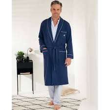 Nid d'abeille 220g/m², 100% coton. Robe De Chambre Nid D Abeilles