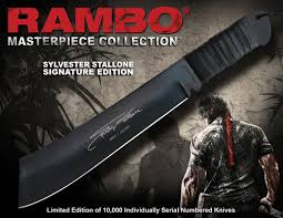 Hollywood Collectibles Rambo Sylvester Stallone Signature Edition 1 1 Replica Gs Collectibles