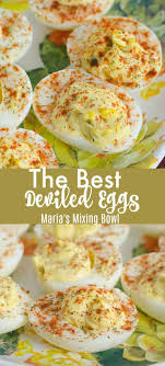The Best Deviled Eggs Are Always Creamy Super Tasty And Includes A Secret Ingredient That Take Best Deviled Eggs Deviled Eggs Recipe Devilled Eggs Recipe Best