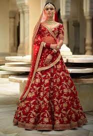 Red Colour Sabyasachi Inspired Wedding Lehenga Choli Bridal Lehenga Red Indian Bridal Wear Indian Bridal Outfits