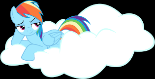 Check out santafer's art on deviantart. Santafer Cloud Rainbow Dash Safe Simple Background Rainbow Dash En Las Nubes Full Size Png Download Seekpng