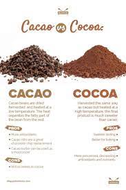 Cacao Vs Cocoa Are You Eating Real Chocolate Cacao Recipes Cocoa Vs Cacao Nutrition