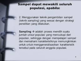 Teknik Sampling Teknik Pengambilan Sampel Ppt Download