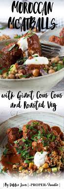 Add water and tomato paste to skillet, whisk until blended. Turkey Meatballs With Moroccan Couscous Properfoodie