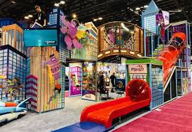 We Are At The Iaapa Trade Show In Orlando Fl Drop By And See Our Super Hero Designed B Kids Indoor Playground Commercial Indoor Playground Indoor Playground