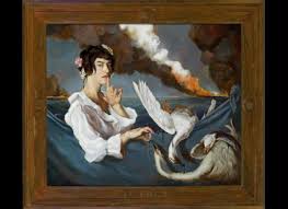 Silence Is A Recurring Theme In Symbolist Artworks Communicating Internal Stillness And Personal Dialogue In This Painting Pot Artist Figurative Artists Art