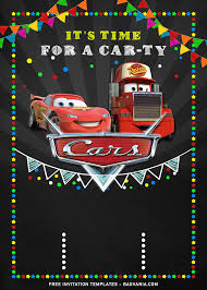 Pick out the best race car birthday invitations from our wide variety of printable templates you can freely customize to match any party theme. 9 Cool Personalized Disney Cars Birthday Invitation Templates Free Printable Birthday Invitation Templates Bagvania