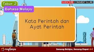Dalam pembelajaran imbuhan akhiran tahun 2, murid akan belajar mengenal dan menggunakan kata berimbuhan akhiran. Tahun 2 Bahasa Melayu Tatabahasa Kata Perintah Dan Ayat Perintah Youtube