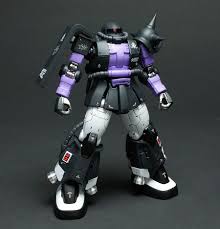 Gundam Guy Hg 1 144 Zaku Ii Black Tri Star High Mobility Type Gundam The Origin Painted Build Tri Star Gundam Gundam Mobile Suit