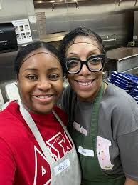 WSFC NPHC serves lunch at Samaritan Ministries in Winston Salem