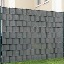 Polyrattan Sichtschutzstreifen Titangrau In 2020 Doppelstabmatten Zaun Sichtschutz Sichtschutzzaun