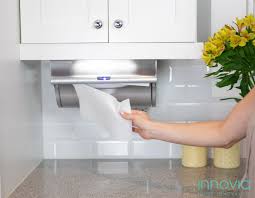 Bamboo paper towel dispenser, paper towel holder for kitchen bathroom toilet of home and commercial, wall mount or countertop for multifold, c fold, z fold, trifold hand towels. Introducing The Holiday S Hottest Kitchen Gadget The Innovia Automatic Paper Towel Dispenser