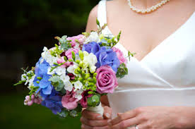 Less commonly asked for than other wedding flowers, hyacinths are a good option if you want something that is different. Pink Blue And White Wedding Bouquets Bouquets New Model
