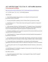 Acc 410 Wk 9 Quiz 7 Ch 12 13 All Possible Questions This Or That Questions Quiz Government Accounting