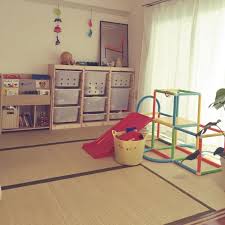 部屋全体 おもちゃ収納 おもちゃ ジャングルジム こどもと暮らす などのインテリア実例 2015 10 18 18 01 08 roomclip ルームクリップ 子供部屋 インテリア 収納 ベビールーム